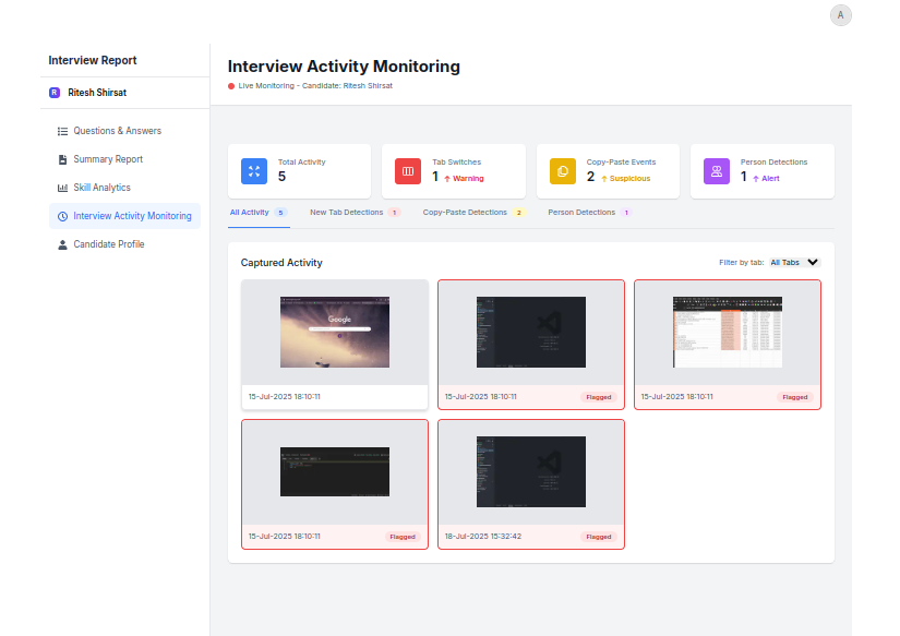 Real-time Monitoring